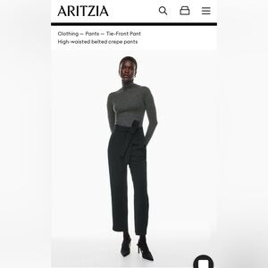 Wilfred tie front pant. Size 10.